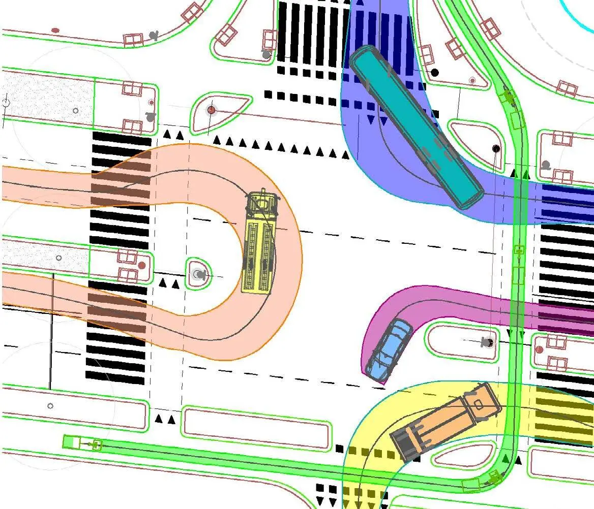 EMEA Auto TURN svepvägsanalys