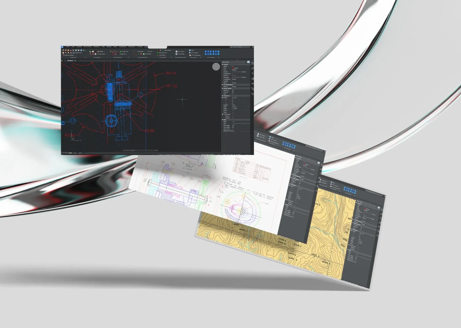 Decorative screenshot group